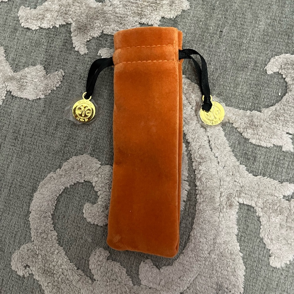 Bond no 9 perfume travel case pouch orange